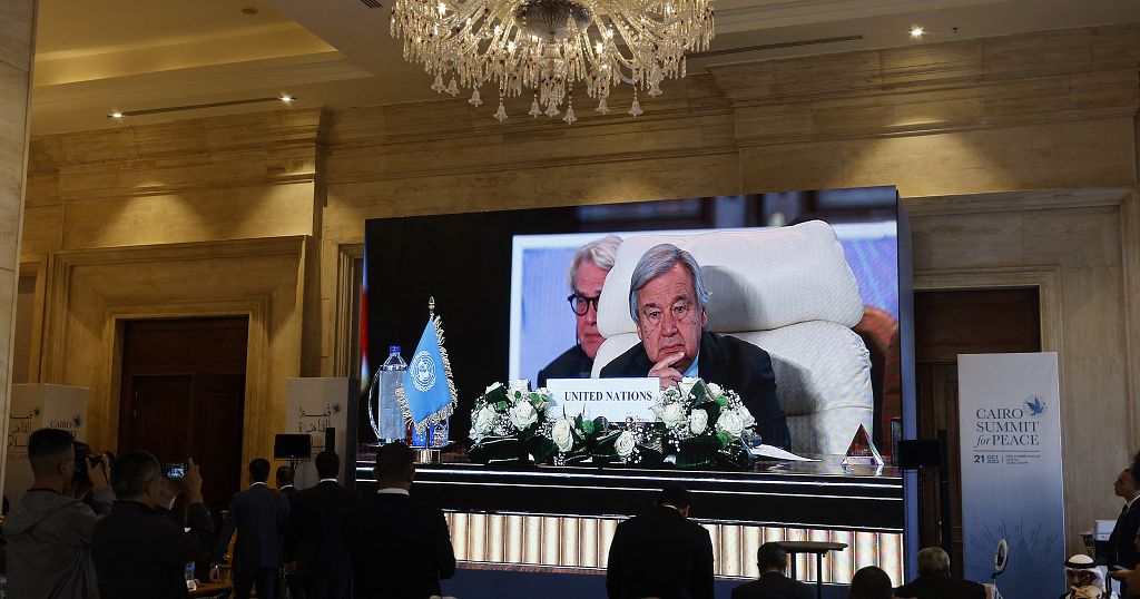 UN chief urges ceasefire to end Gaza’s ‘godawful nightmare’