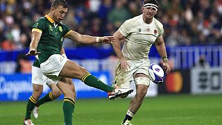 South Africans celebrate Springboks nail-biting win against England