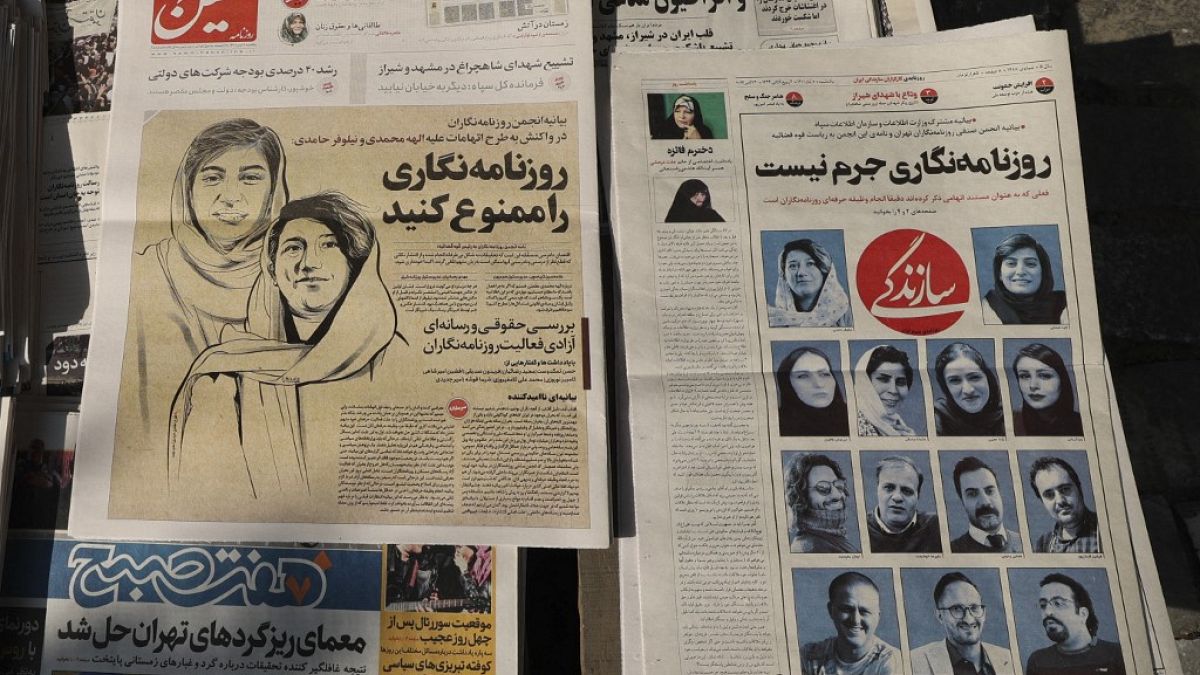 La Une du journal Hammihan à Téhéran annonce le verdict
