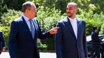 دیدار حسین امیرعبداللهیان وزیر خارجه ایران و سرگئی لاوروف وزیر خارجه روسیه