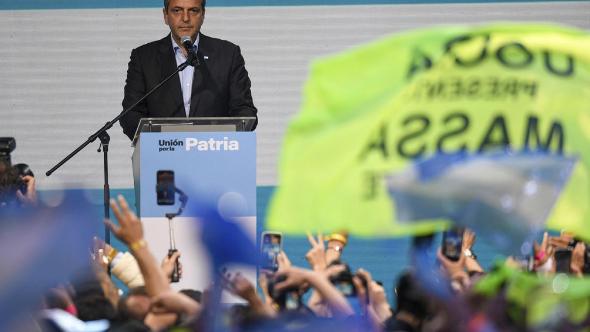 Sergio Massa, el candidato peronista, fue el más votado en esta primera vuelta de las presidenciales