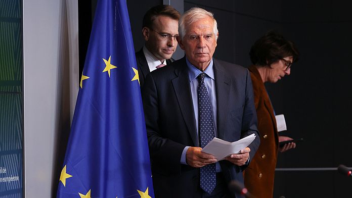 EU foreign ministers consider call for Gaza humanitarian 'pause', but divisions remain