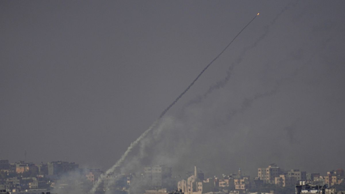 إطلاق صواريخ باتجاه إسرائيل من قطاع غزة، الاثنين 23 أكتوبر 2023
