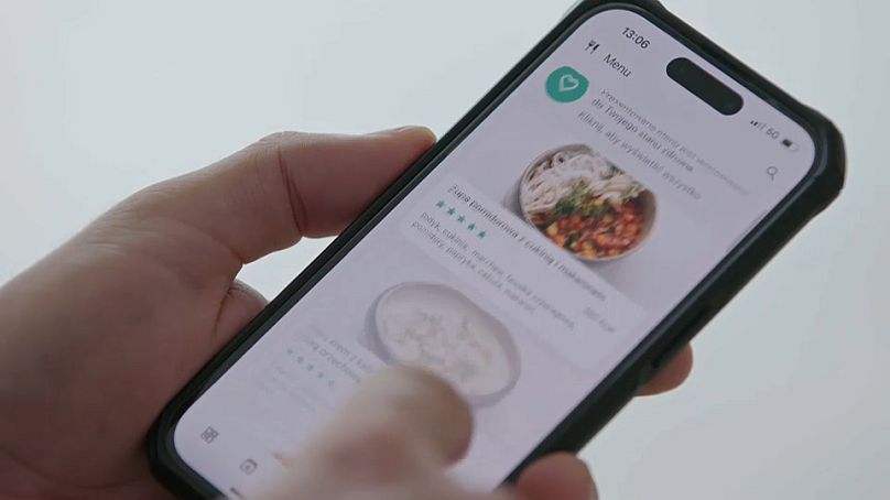 Ideal Bistro allows workers to choose their meal on an app and then collect the food from 'foodomats'.
