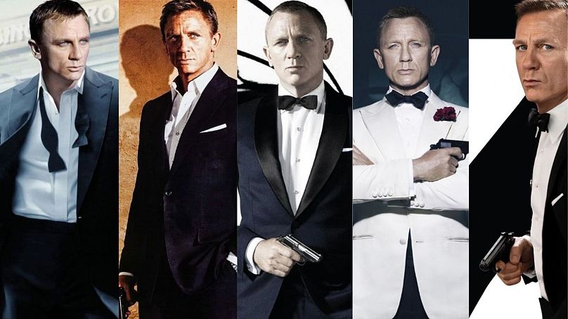 Daniel Craig through the 007 eras (2006 - 2021)