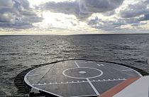 Baltık Denizi'nde devriye gezen Finlandiya Donanması'na ait gemi 