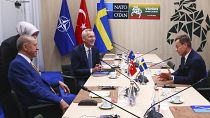 Переговоры на саммите НАТО.Архивное фото