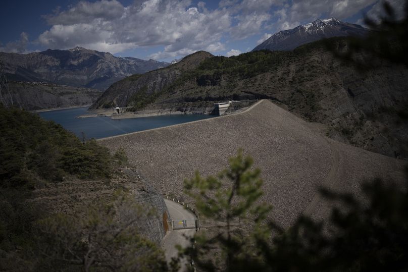 Human-caused climate change is lengthening droughts in southern France and reservoirs are increasingly drained to lower levels to maintain power generation and water supplies.