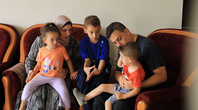 Ibrahim al-Agha e la sua famiglia