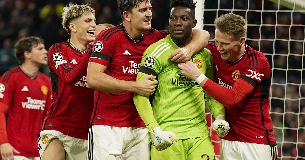 Redemption for Maguire and Onana as United wins in Champions League match