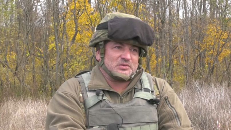 Valerij Onul, robbantási szakértő az ukrán hadseregben