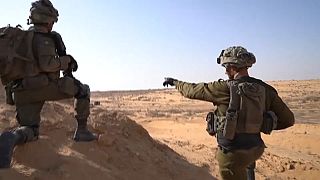 تحضيرات الجيش الإسرائيلي استعداداً للدخول البري على قطاع غزة المحاصر 