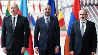 Azerbaycan Cumhurbaşkanı Aliyev, Avrupa Konseyi Başkanı Charles Michel ve Ermenistan Başbakanı Nikol Paşinyan