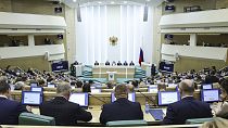 Заседание Совета Федерации - верхней палаты российского парламента