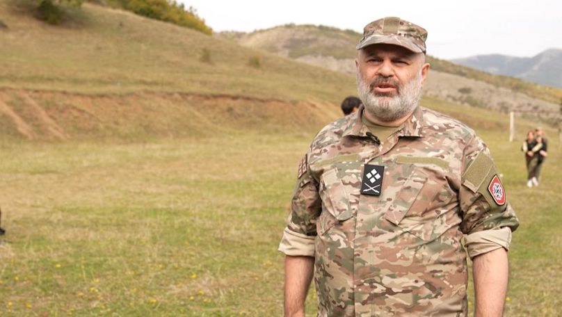 Paata Gigauri della Legione Giorgi Mazniashvili