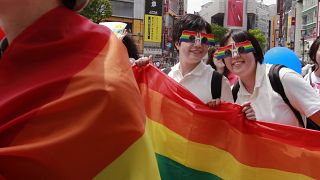 Pride-résztvevők Tokióban