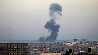 Gaza, bombardeado.