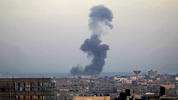 Gaza, bombardeado.