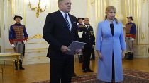 Slovakian President Zuzana Caputova appointed Prime Minister Robert Fico and his cabinet on Wednesday.