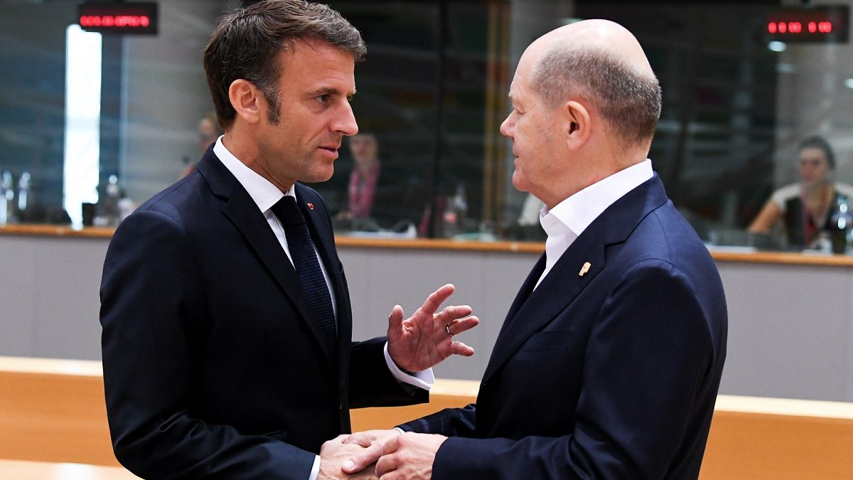 Ο Γάλλος πρόεδρος Εμανουέλ Μακρόν και ο Γερμανός καγκελάριος Όλαφ Σολτς ταξίδεψαν πρόσφατα στο Ισραήλ.