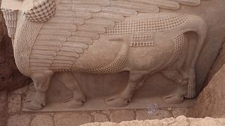 Escultura com 2.700 anos recuperada no Iraque