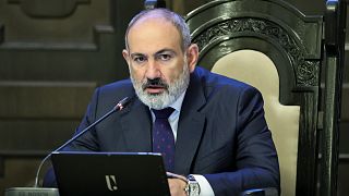 - Armenian Prime Minister Nikol Pashinyan leads a cabinet meeting in Yerevan, Armenia
