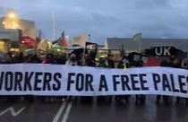 Ein Ausschnitt aus dem Filmmaterial des Protests.