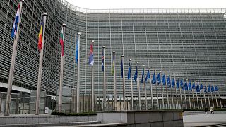 مقر الاتحاد الأوروبي قبل قمة الاتحاد الأوروبي في بروكسل، الخميس 26 أكتوبر 2023