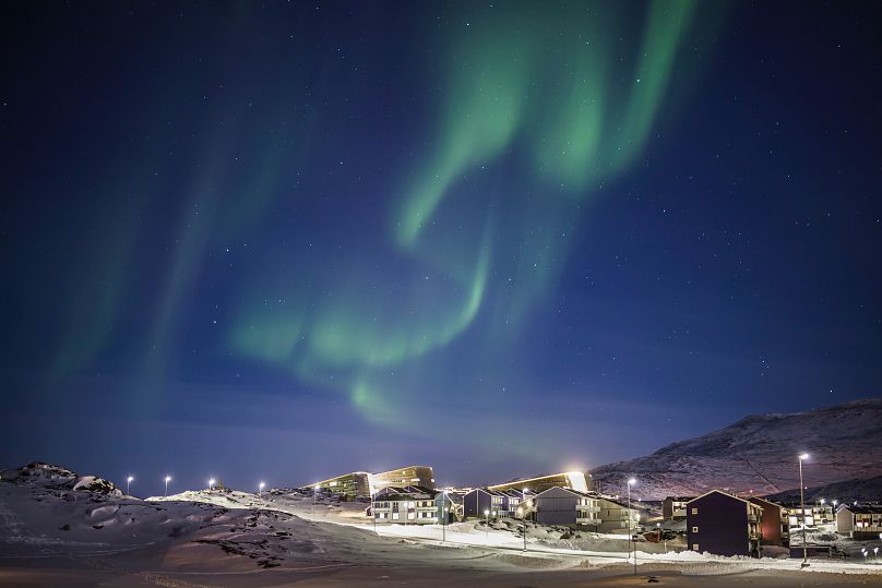 L'aurora boreale in Groenlandia