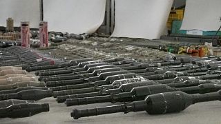الأسلحة التي عرضها الجيش الإسرائيلي