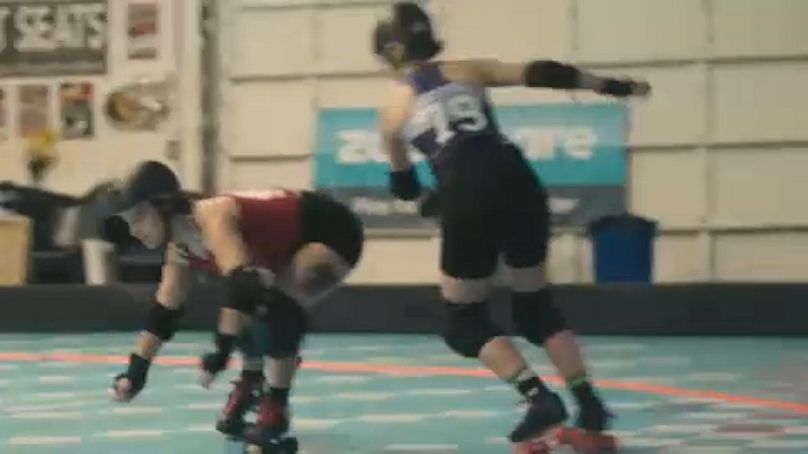 "The Rose City Rollers" in action