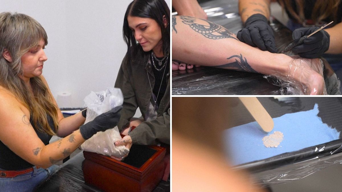 A Brazilian tattoo artist is helping victims of domestic violence by  turning their scars into tattoos