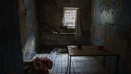 Kínzáshoz használt helyiség Izjumban