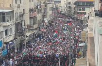 مظاهرة حاشدة في العاصمة الأردنية عمان