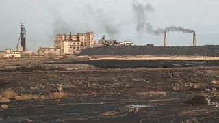A view of the Kostyenko coal mine in Karaganda