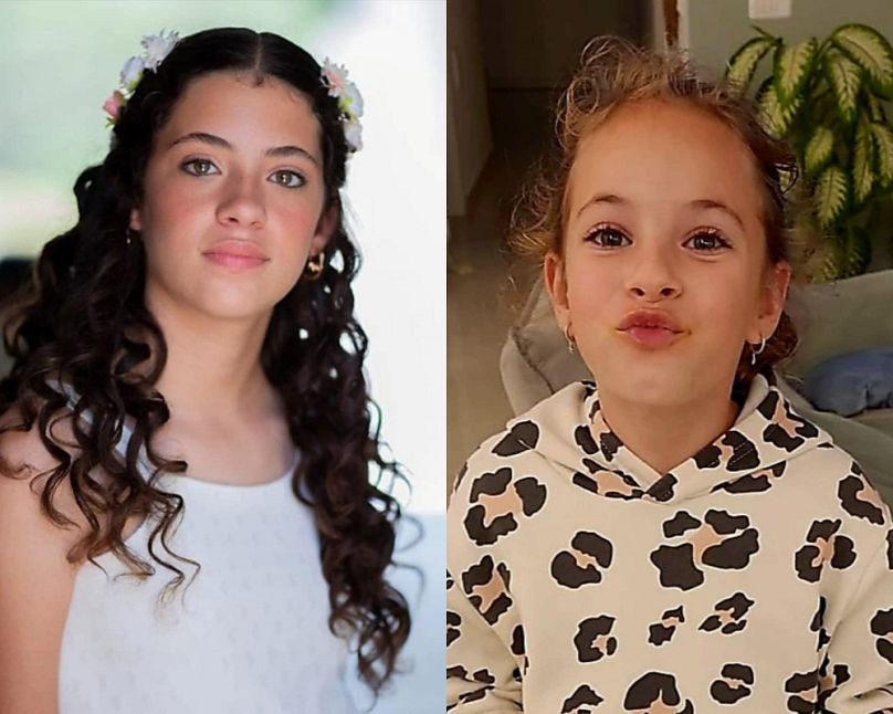 A Hamász által elrabolt 15 éves Dafna, és húga, a 8 éves Ella