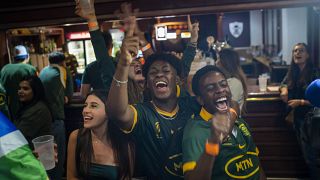 Springboks fans celebrate World Cup victory at home