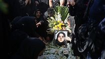 مراسم خاکسپاری آرمیتا گراوند