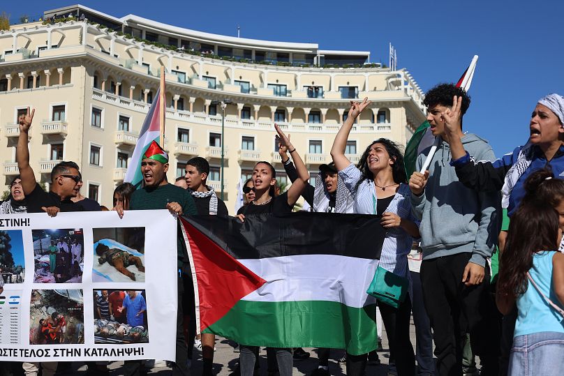 Πορεία αλληλεγγύης προς τον παλαιστινιακό λαό