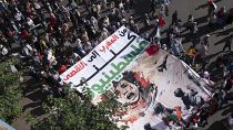 مظاهرة حاشدة في الدار البيضاء ضد الحرب على غزة