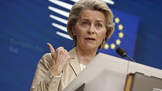 La presidenta de la Comisión Europea, Ursula Von de Leyen. 