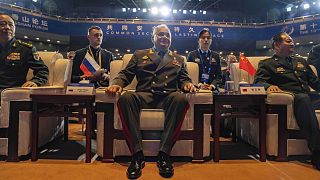 Szergej Sojgu orosz védelmi miniszter Pekingben