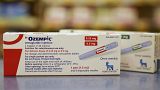 Diabetes drug Ozempic is shown at a pharmacy.