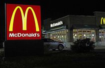 This photo shows a McDonald's restaurant in Ridgeland, Miss., Wednesday, Feb. 14, 2018.