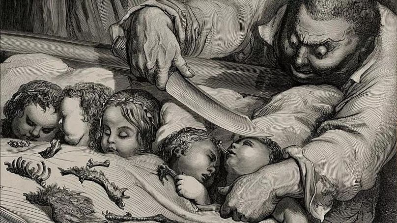 Gustave Doré: Illustrazione di Pollicino, 1862