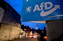 Предвыборный плакат AfD под Франкфуртом в преддверии выборов 8 октября.