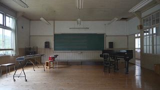 Verlassenes Klassenzimmer in Japan