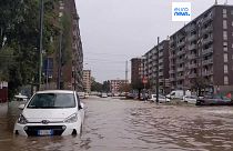 Milán amanece bajo el agua tras el desbordamiento del río Seveso a causa de las fuertes lluvias