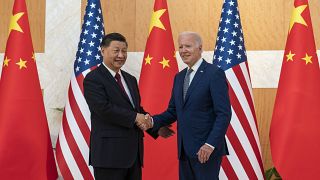Xi Jinping und Joseph Biden. Aufnahme vom 14. November 2022