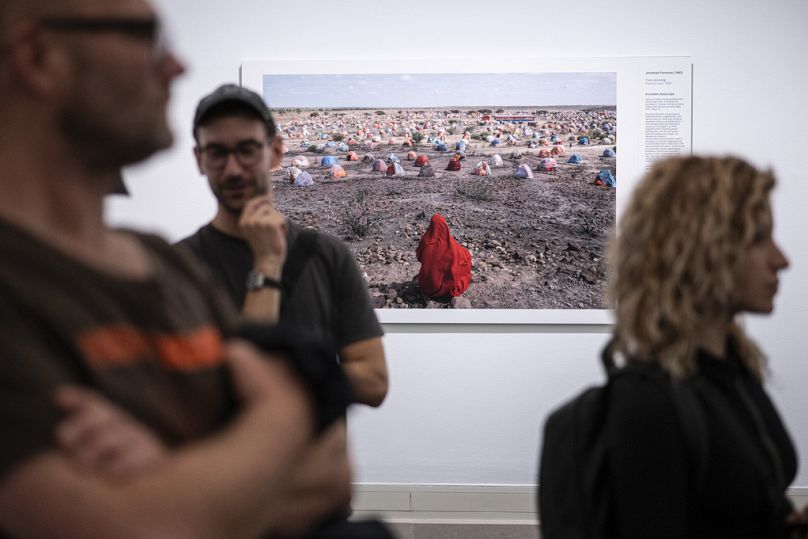 World Press Photo 2023 exhibition at the Hungarian National Museum, in Budapest, Hungary, Thursday, Sept. 21, 2023.